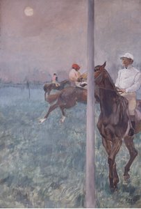 Jinetes antes de la carrera de Edgar Degas